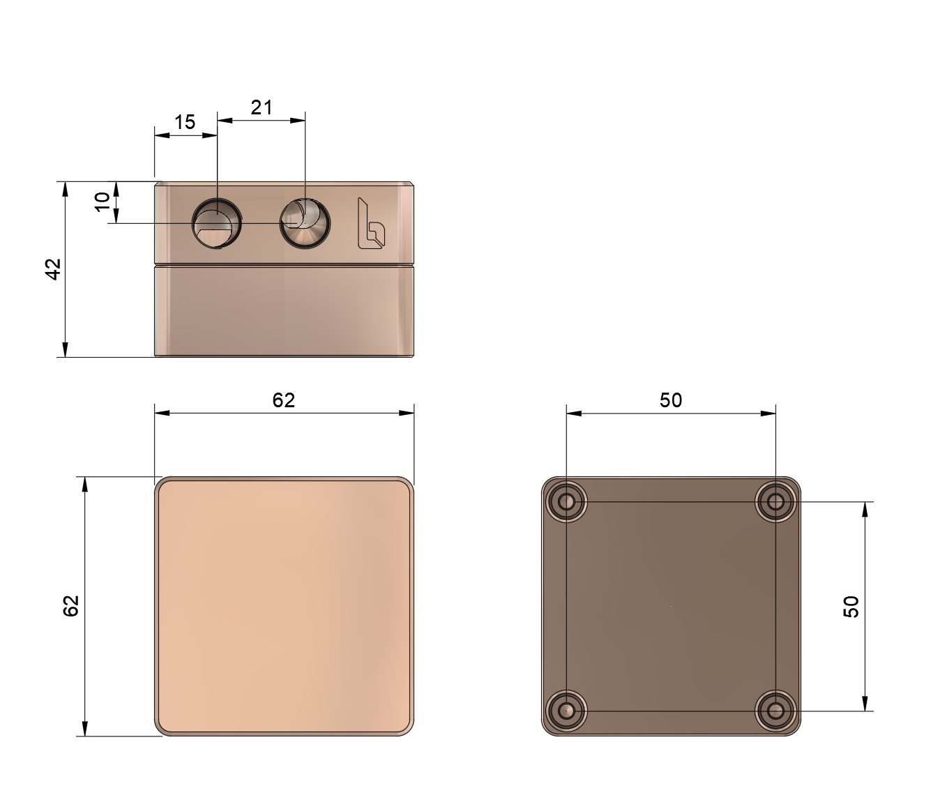 Watercooled DDC Pump housing (pre-order)